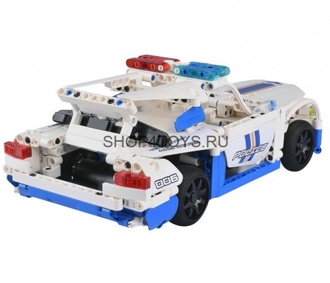 Конструктор Double E Cada Technics, полицейская машина, 430 деталей, пульт управления - C51006W