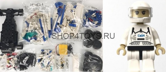 Конструктор Double E Cada Technics, полицейская машина, 430 деталей, пульт управления - C51006W