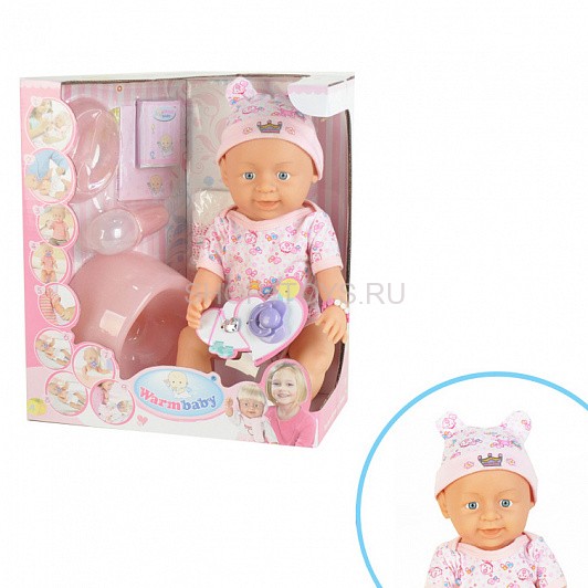 Пупс функциональный Warm Baby - 8004-408А Пупс функциональный Warm Baby - 8004-408А