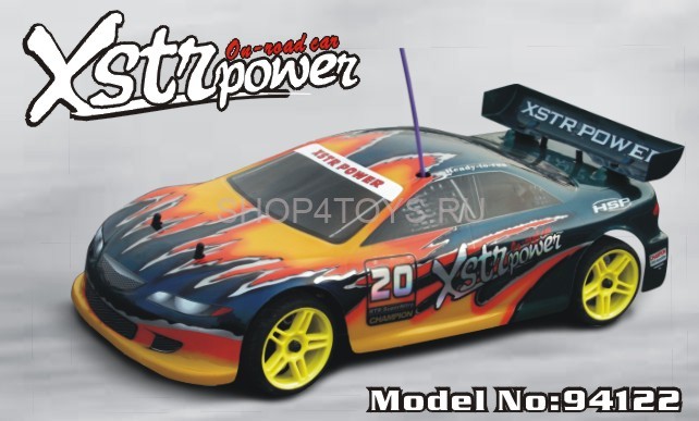 Радиоуправляемый автомобиль с ДВС HSP Nitro Car XSTR POWER 4WD 1:10 - 94122 - 2.4G Радиоуправляемый автомобиль с ДВС HSP Nitro Car XSTR POWER 4WD 1:10 - 94122 - 2.4G