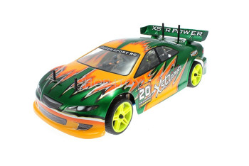 Радиоуправляемый автомобиль с ДВС HSP Nitro Car XSTR POWER 4WD 1:10 - 94122 - 2.4G Радиоуправляемая полноприводная модель с ДВС 16 cxp.
