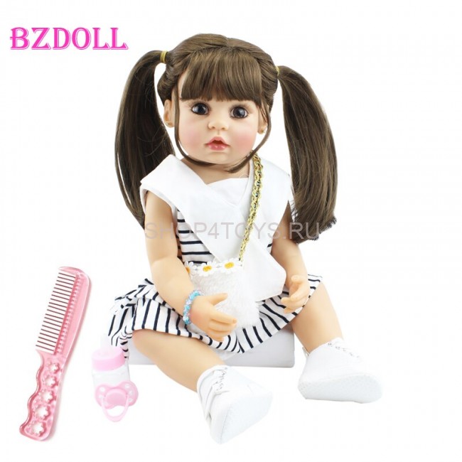 Реборн силиконовая девочка Аля