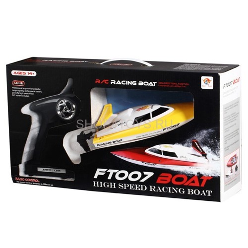 Радиоуправляемый катер Fei Lun FT007 2.4G - FT007-RED Радиоуправляемый катер Fei Lun FT007 2.4G - FT007-RED