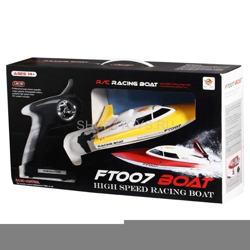 Радиоуправляемый катер Fei Lun FT007 2.4G - FT007-RED Радиоуправляемый катер Fei Lun FT007 2.4G - FT007-RED