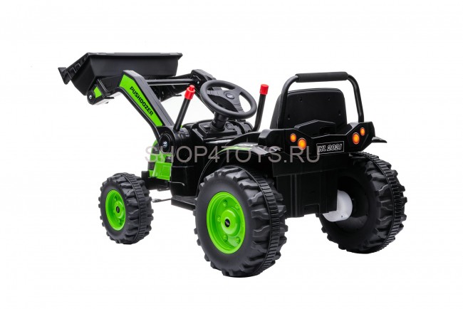 Детский электромобиль трактор с ковшом и пультом управления (зеленый, 2WD, EVA) - HL389-LUX-GREEN Детский электромобиль трактор с ковшом и пультом управления (зеленый, 2WD, EVA) - HL389-LUX-GREEN