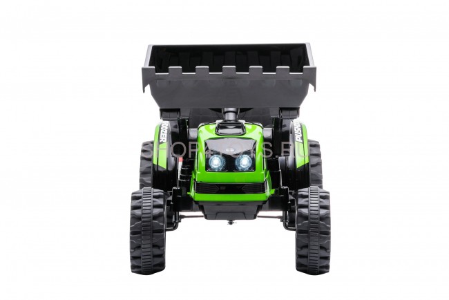 Детский электромобиль трактор с ковшом и пультом управления (зеленый, 2WD, EVA) - HL389-LUX-GREEN Детский электромобиль трактор с ковшом и пультом управления (зеленый, 2WD, EVA) - HL389-LUX-GREEN
