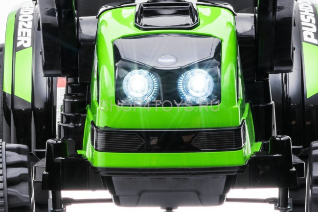 Детский электромобиль трактор с ковшом и пультом управления (зеленый, 2WD, EVA) - HL389-LUX-GREEN Детский электромобиль трактор с ковшом и пультом управления (зеленый, 2WD, EVA) - HL389-LUX-GREEN