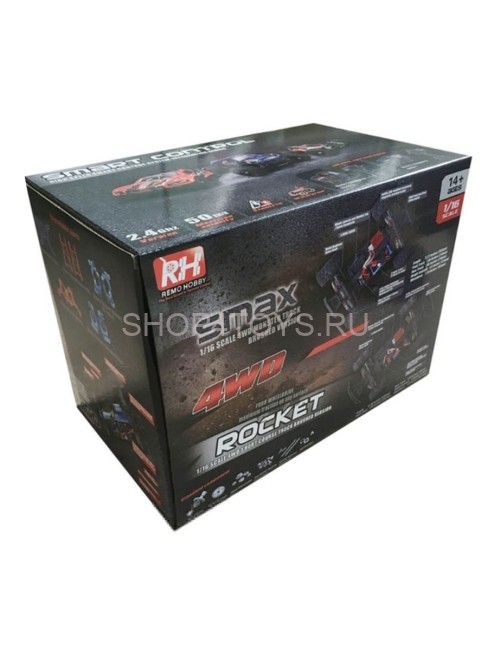 Радиоуправляемый монстр Remo Hobby RH1631 V2.0 4WD RTR масштаб 1:16 2.4G - RH1631V2-BLUE Радиоуправляемый монстр Remo Hobby RH1631 V2.0 4WD RTR масштаб 1:16 2.4G - RH1631V2-BLUE