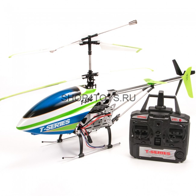 Радиоуправляемый вертолет MJX T55 (зеленый) c FPV камерой 2.4G - T55FPV-G