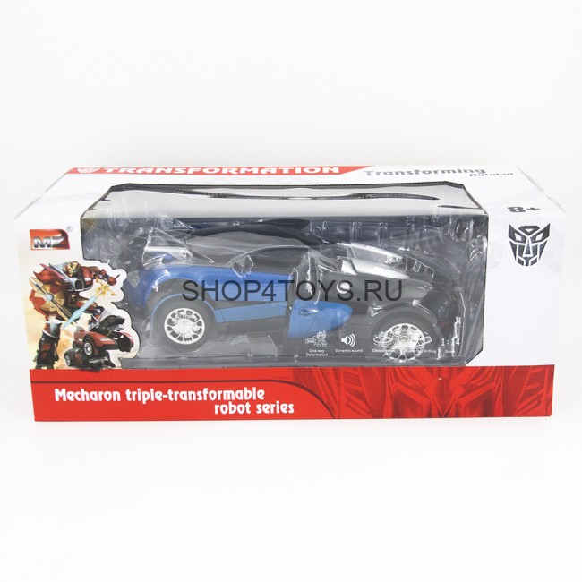 Радиоуправляемый трансформер робот зверь Бугатти Bugatti Veyron Blue 1:14 - MZ-2801P-B Радиоуправляемый трансформер робот зверь Бугатти Bugatti Veyron Blue 1:14 - MZ-2801P-B