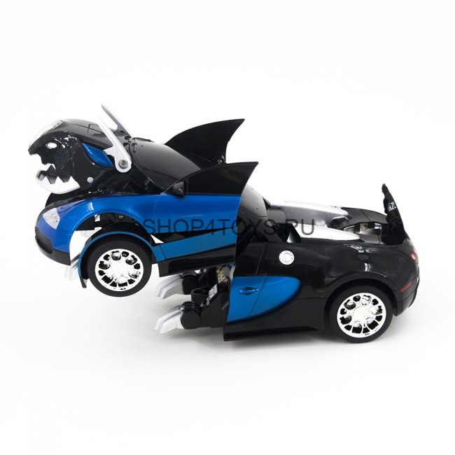 Радиоуправляемый трансформер робот зверь Бугатти Bugatti Veyron Blue 1:14 - MZ-2801P-B Радиоуправляемый трансформер робот зверь Бугатти Bugatti Veyron Blue 1:14 - MZ-2801P-B