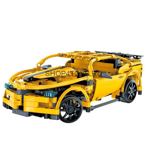 Конструктор Double E Cada Technics, спортивная машина, 419 деталей, пульт управления - C51008W Конструктор Double E Cada Technics, спортивная машина, 419 деталей, пульт управления - C51008W