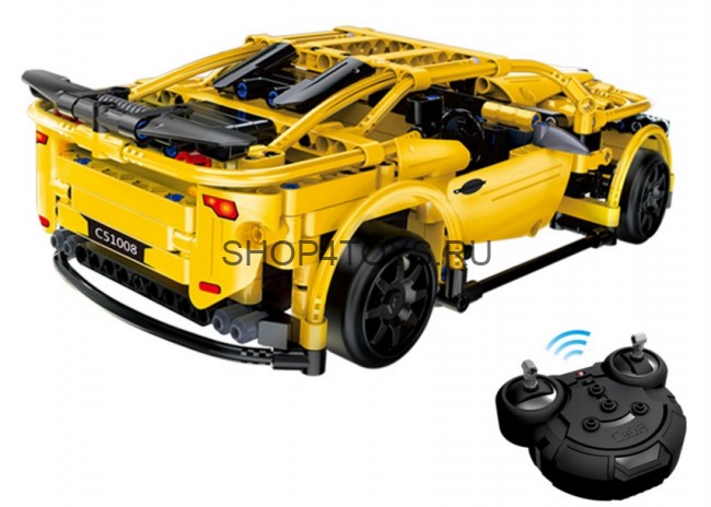 Конструктор Double E Cada Technics, спортивная машина, 419 деталей, пульт управления - C51008W Конструктор Double E Cada Technics, спортивная машина, 419 деталей, пульт управления - C51008W
