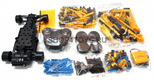 Конструктор Double E Cada Technics, спортивная машина, 419 деталей, пульт управления - C51008W Конструктор Double E Cada Technics, спортивная машина, 419 деталей, пульт управления - C51008W