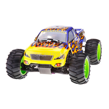 Радиоуправляемый внедорожник с ДВС монстр HSP TYRANNOSAUREU 4x4 - 94108 - 2.4G Радиоуправляемая полноприводная модель внедорожника с ДВС 18 cxp.