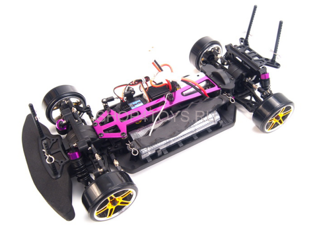 Радиоуправляемый автомобиль для дрифта HSP Flying Fish 1 - 1:10 4WD - 94123F-12384R - 2.4G