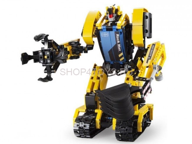 Радиоуправляемый конструктор CADA 2 в 1 экскаватор ROCK MAN (930 деталей) - C51026W Радиоуправляемый конструктор CADA 2 в 1 экскаватор ROCK MAN (930 деталей) - C51026W