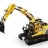 Радиоуправляемый конструктор CADA 2 в 1 экскаватор ROCK MAN (930 деталей) - C51026W