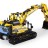 Радиоуправляемый конструктор CADA 2 в 1 экскаватор ROCK MAN (930 деталей) - C51026W
