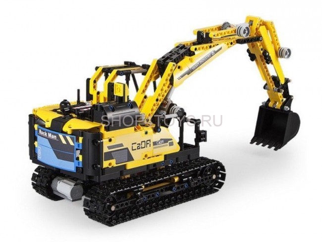 Радиоуправляемый конструктор CADA 2 в 1 экскаватор ROCK MAN (930 деталей) - C51026W Радиоуправляемый конструктор CADA 2 в 1 экскаватор ROCK MAN (930 деталей) - C51026W