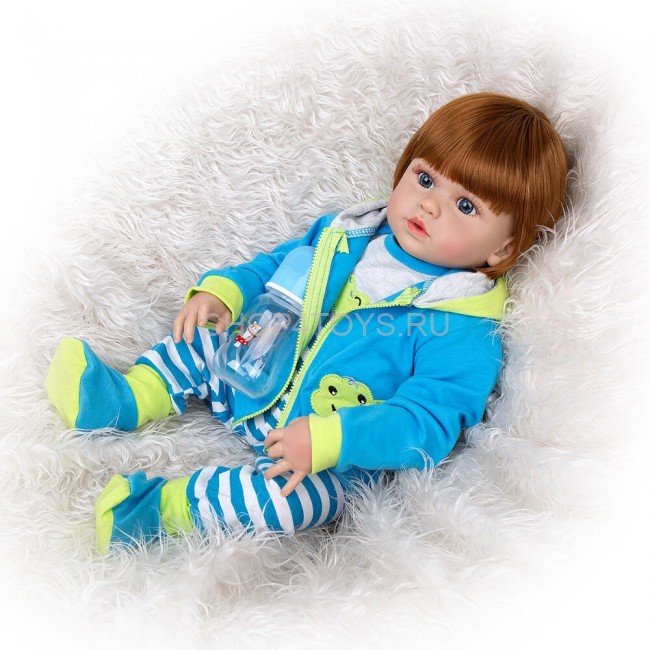Реборн мальчик силиконовый Макс