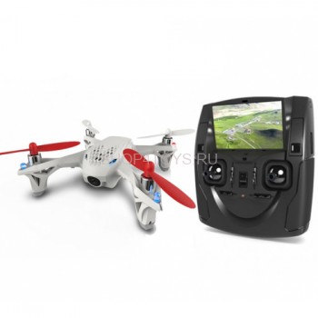 Радиоуправляемый квадрокоптер Hubsan X4 2.4Ghz + 5.8Ghz RTF с бортовой видеокамерой и системой FPV - H107D Квадрокоптер на радиоуправлении Hubsan X4 H107D FPV со встроенной транслирующей камерой, которая передает картинку на пульт со встроенным дисплеем
