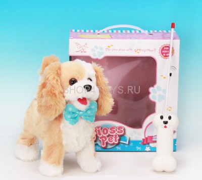 Радиоуправляемая плюшевая собака "Спаниель" - 9693B4 Радиоуправляемая плюшевая собака "Спаниель" - 9693B4