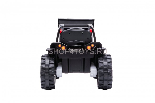 Детский электромобиль трактор с ковшом и пультом управления (желтый, 2WD, EVA) - HL389-LUX-YELLOW