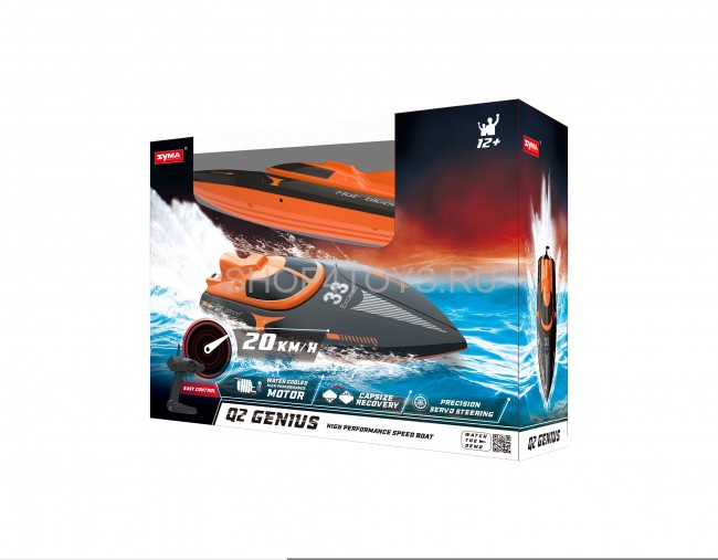 Радиоуправляемый катер Syma Q2 Speedboat RTR 2.4G - SYMA-Q2 Радиоуправляемый катер Syma Q2 Speedboat RTR 2.4G - SYMA-Q2