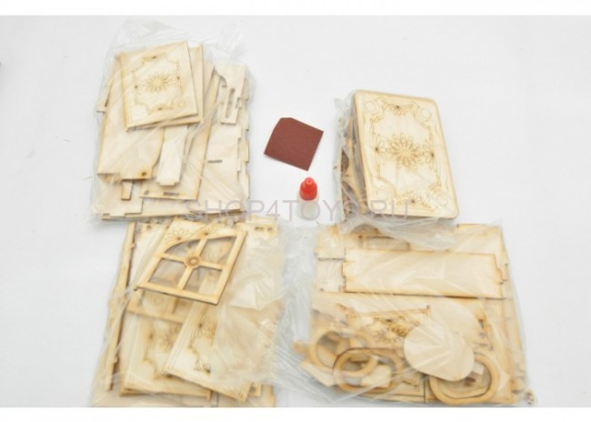 Конструктор 3D деревянный подвижный Lemmo Набор мебели кухня - МЕ-5