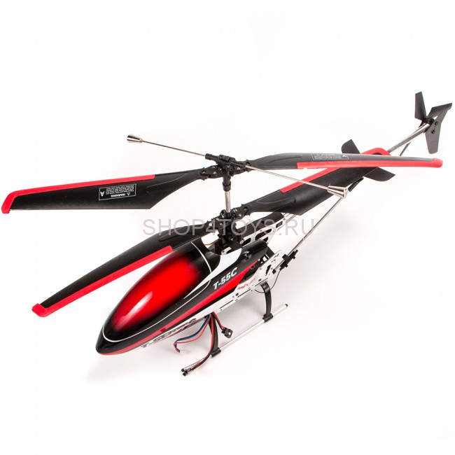 Радиоуправляемый вертолет MJX T55 (красный) c FPV камерой 2.4G - T55FPV-R Радиоуправляемый вертолет MJX T55 (красный) c FPV камерой 2.4G - T55FPV-R