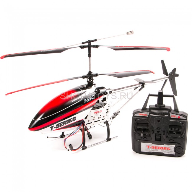 Радиоуправляемый вертолет MJX T55 (красный) c FPV камерой 2.4G - T55FPV-R Радиоуправляемый вертолет MJX T55 (красный) c FPV камерой 2.4G - T55FPV-R