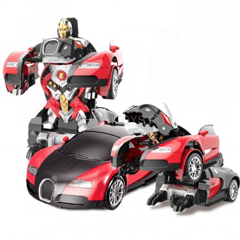 Радиоуправляемый трансформер робот зверь Bugatti Veyron Red 1:14 - MZ-2801P Радиоуправляемый трансформер робот зверь Bugatti Veyron Red 1:14 - MZ-2801P