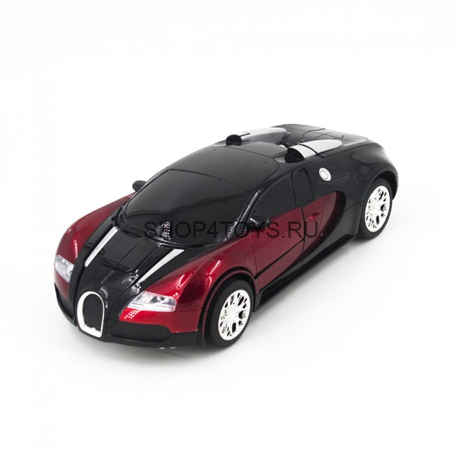 Радиоуправляемый трансформер робот зверь Bugatti Veyron Red 1:14 - MZ-2801P Радиоуправляемый трансформер робот зверь Bugatti Veyron Red 1:14 - MZ-2801P