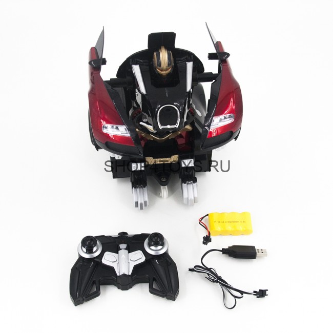 Радиоуправляемый трансформер робот зверь Bugatti Veyron Red 1:14 - MZ-2801P Радиоуправляемый трансформер робот зверь Bugatti Veyron Red 1:14 - MZ-2801P