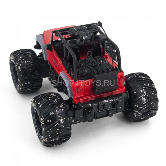 Радиоуправляемый красный джип ZC333 4x4 1:16 2.4G - 333-MUD14B