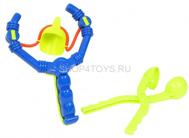 Зимний игровой набор (снежколеп малый D5 см + снежная рогатка) - BT957-1
