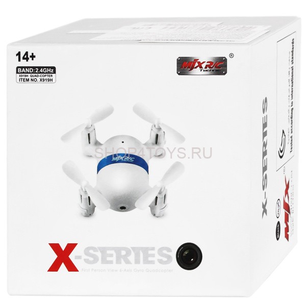 Радиоуправляемый мини-квадрокоптер MJX X919H Black WiFi FPV - MJX-X919H-BLACK Радиоуправляемый мини-квадрокоптер MJX X919H Black WiFi FPV - MJX-X919H-BLACK