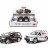 Металлическая модель Toyota Prado White (свет, звук, инерция) - M923J