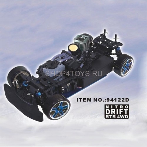 Радиоуправляемый автомобиль для дрифта с ДВС HSP 4WD XSTR Power Drift Car 1:10 - 94122D - 2.4G Радиоуправляемый автомобиль для дрифта с ДВС HSP 4WD XSTR Power Drift Car 1:10 - 94122D - 2.4G