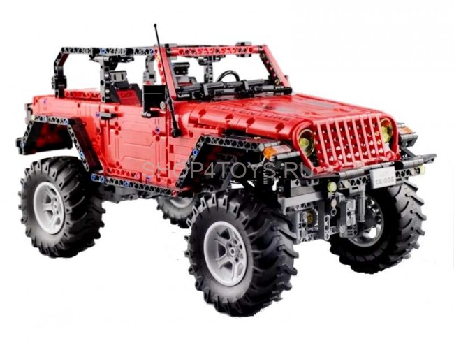 Радиоуправляемый конструктор CADA deTech Jeep Wrangler (1941 деталь) - C61006W Радиоуправляемый конструктор CADA deTech Jeep Wrangler (1941 деталь) - C61006W