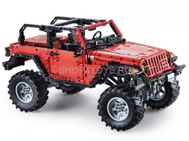 Радиоуправляемый конструктор CADA deTech Jeep Wrangler (1941 деталь) - C61006W Радиоуправляемый конструктор CADA deTech Jeep Wrangler (1941 деталь) - C61006W