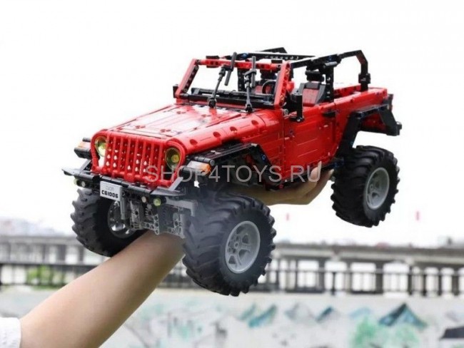 Радиоуправляемый конструктор CADA deTech Jeep Wrangler (1941 деталь) - C61006W Радиоуправляемый конструктор CADA deTech Jeep Wrangler (1941 деталь) - C61006W