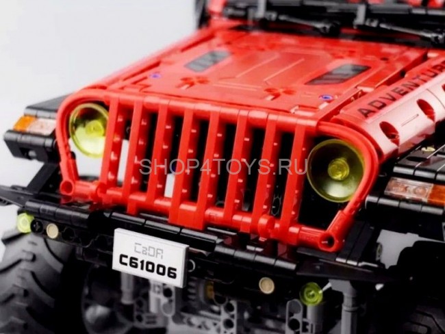 Радиоуправляемый конструктор CADA deTech Jeep Wrangler (1941 деталь) - C61006W Радиоуправляемый конструктор CADA deTech Jeep Wrangler (1941 деталь) - C61006W