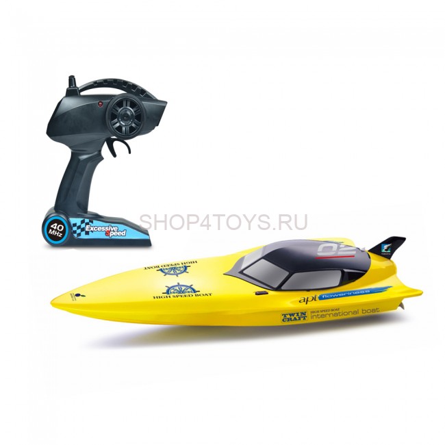 Радиоуправляемый катер Create Toys Yellow Cruel (74 см, 15 км/ч) - CT-2062K-YELLOW Радиоуправляемый катер Create Toys Yellow Cruel (74 см, 15 км/ч) - CT-2062K-YELLOW