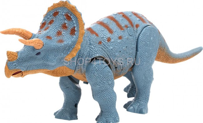 Интерактивный динозавр Трицератопс (световые и звуковые эффекты) - RS6167A
