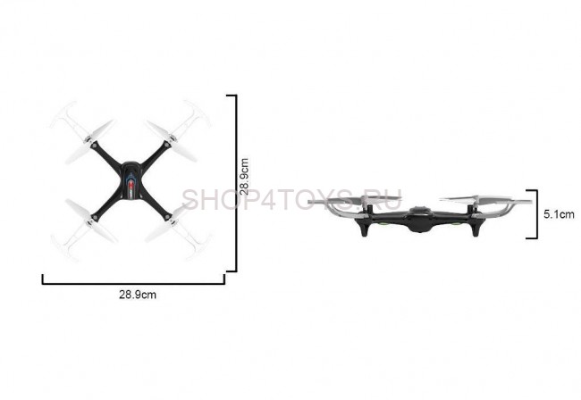 Радиоуправляемый квадрокоптер Syma X15A Black RTF 2.4G - SYMA-X15A-BLACK