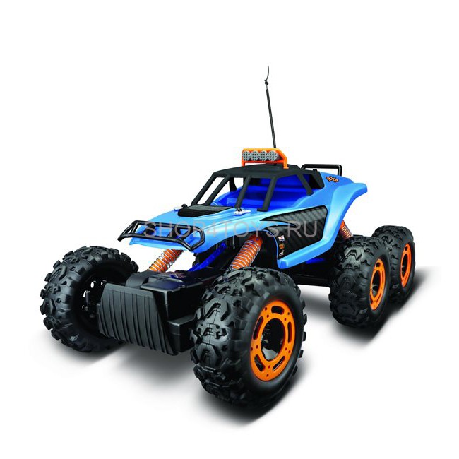 Радиоуправляемый краулер Maisto Rock Crawler 6x6 Blue 1:10 RTR 2.4G - 81158 Радиоуправляемый краулер Maisto Rock Crawler 6x6 Blue 1:10 RTR 2.4G - 81158