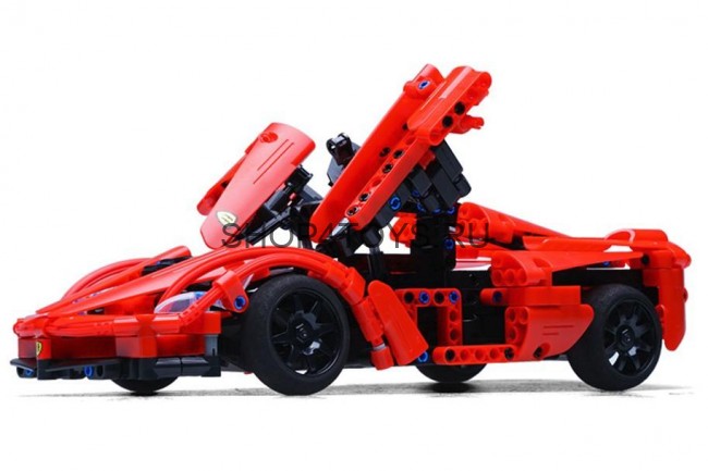 Конструктор Double E Cada Technics, спорткар, 380 деталей, пульт управления - C51009W Конструктор Double E Cada Technics, спорткар, 380 деталей, пульт управления - C51009W