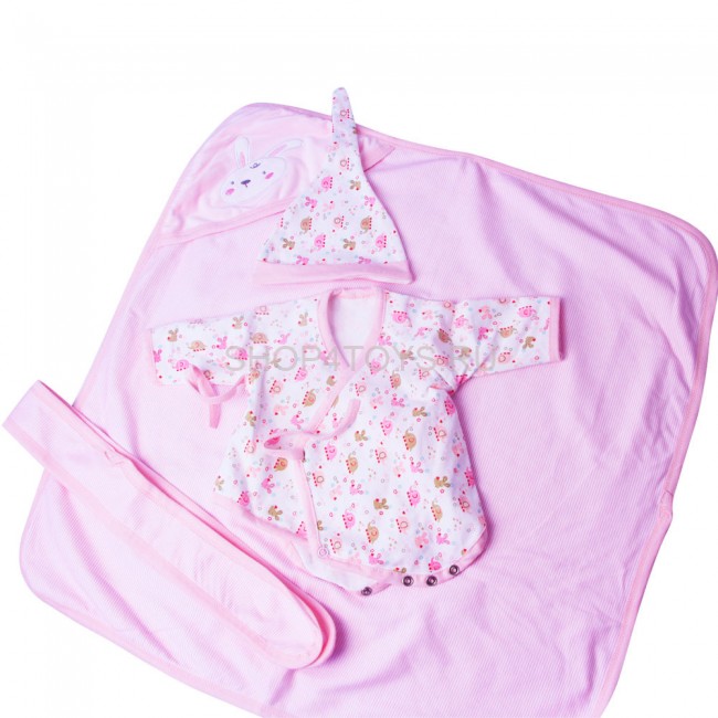 Комплект одежды для реборн с конвертиком